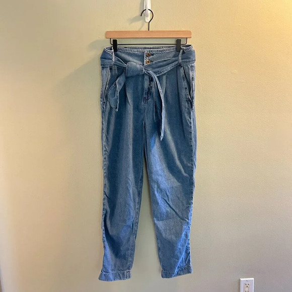 Boden Bude Pants Womens Size 10 Regular Light Vintage Jeans High Rise Trouser - Picture 4 of 10